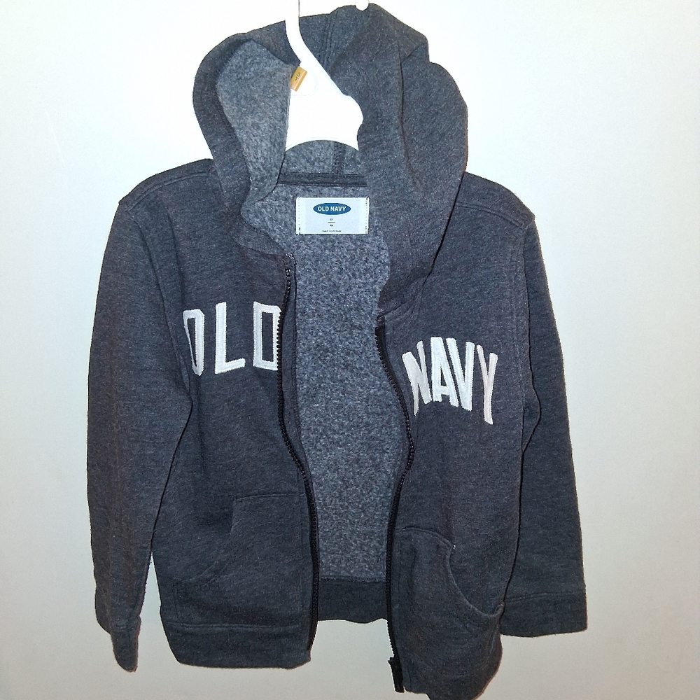 Old Navy Charcoal Zip-Up Hoodie